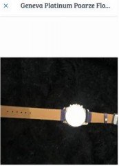Zeldzaamste paarse gineva horloge nieuw          
