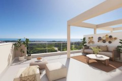 Uw eigen nieuwe Penthouse aan zee in MIJAS COSTA met extra