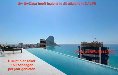 Uw nieuwe Appartement aan zee in CALPE met extra