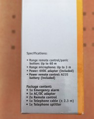 KONIG personen alarm  nieuw in de verpakking