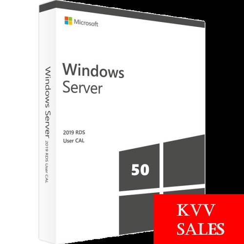 Windows Server 2019 50 RDS Remote Desktop Service User CAL