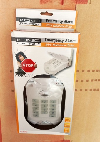 KONIG personen alarm  nieuw in de verpakking