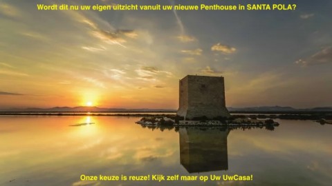 Uw eigen nieuwe Penthouse aan zee in SANTA POLA met extra
