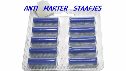Anti - marter - staafjes  10 stuks Beschermen uw auto