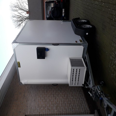 gesloten aanhangwagen frigo