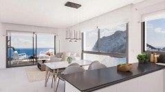 Uw eigen nieuwe Appartement aan zee in CALPE met meer