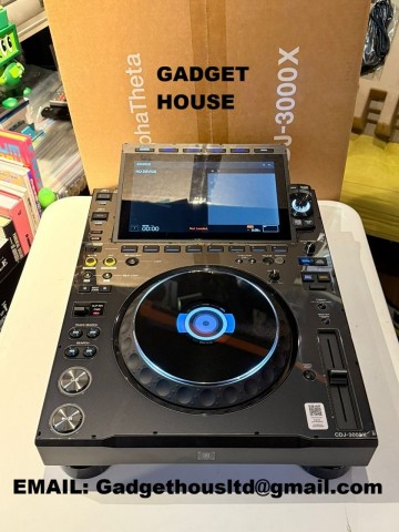 AlphaTheta CDJ-3000X en AlphaTheta Euphonia en Pioneer DJM-A9 Mixer