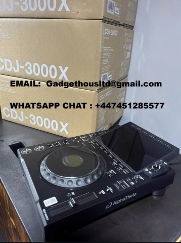 AlphaTheta CDJ-3000X AlphaTheta Euphonia Pioneer CDJ-3000 DJM-A9
