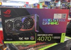 Asus rog strix geforce rtx 4070 ti super oc 16 maanden geleden 