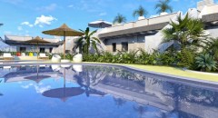 Uw eigen nieuwe Bungalow bij zee en zwenbad in DENIA met