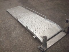 Aluminium Oprijplaat Rampe Opvouwbare 300x80 cm