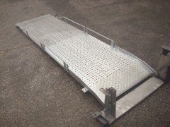 Aluminium Oprijplaat Rampe Opvouwbare 300x80 cm