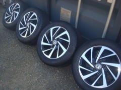 16’’Inch Originele VW Woodstock Velgen en Banden 5x112 Nr 104