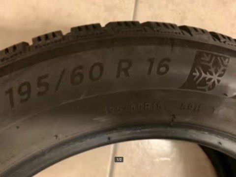4 Michelin Alpin 6 winterbanden 195 60 R16