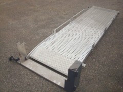 Oprijplaat Rampe Aluminium Opvouwbare 290x80 cm