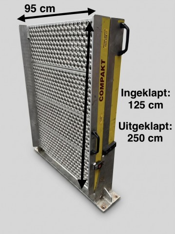 Oprijplaat Compact Rijplaat Rampe Rolstoellift Scootmobiel