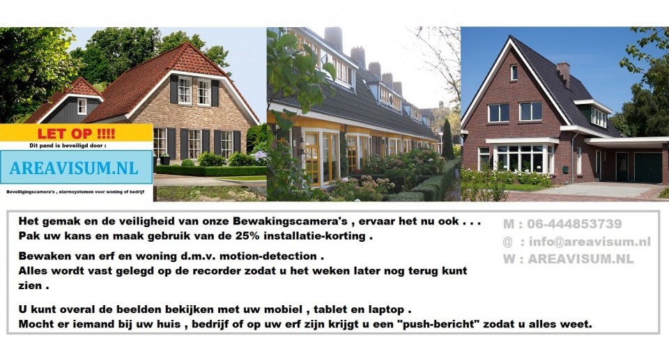 Camera-beveiliging voor uw woning ....