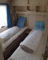 Caravan op Ameland in Buren