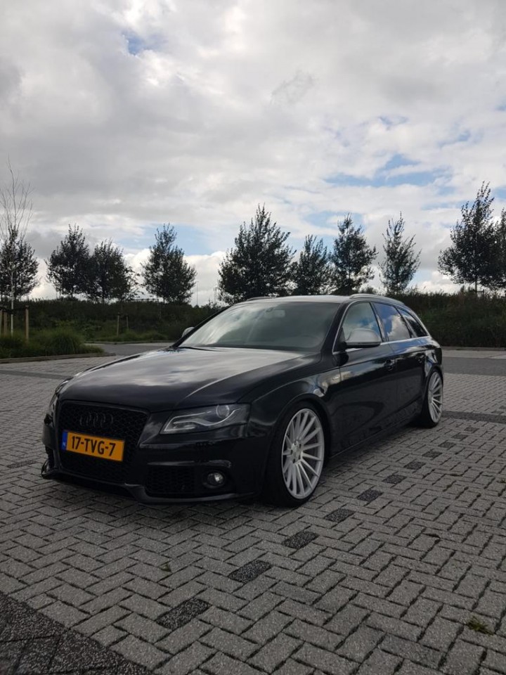 Audi A4 2 0 TDI 105KW Avant 2009 Zwart chip 180 pk