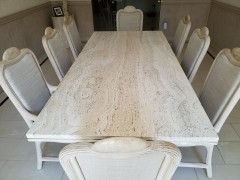 Travertin  marmer  tafel