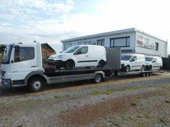 Transport van u wagen van A naar B
