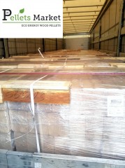 RUF-houtbriketten  1 pallet  960 kg  96 zakken