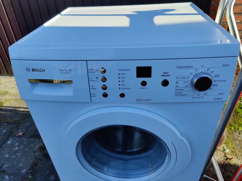 Bosch wasmachine 1400 toeren 7 kg inhoud