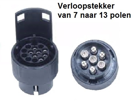 Nieuwe VERLOOPSTEKKER 7-13 polig