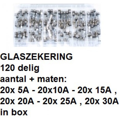 Nieuwe Glaszekering assorti