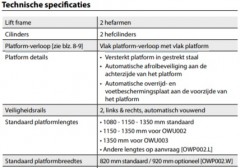 Rolstoellift Dhollandia DH-PH2.03