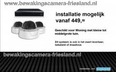 installatie verkoop en advies Bewakings camera systemen en alarm