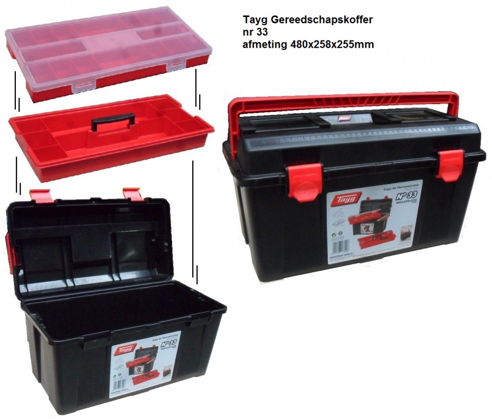 Nieuwe GEREEDSCHAPSKOFFER Tayg nr 33