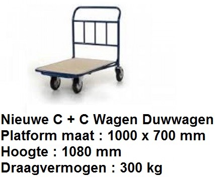 Nieuwe C   C Wagen Duwwagen