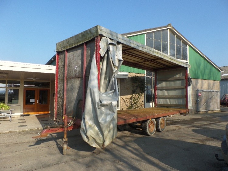 Gijzen wagen met opbouw 6.90m lang