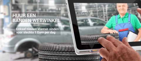 Autobanden webwinkel of automotive website huren