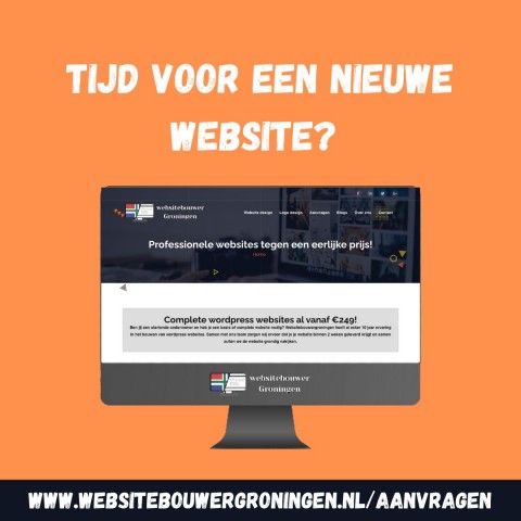 Wordpress website of webshop 