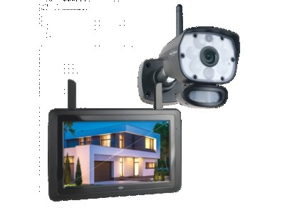 Color Night Vision Beveiligingscameraset met 9 inch scherm en applicat