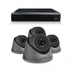 Camerabewaking systeem met 1 tot 8 x 3MP HD Dome camera – bekabeld